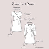 Schnittmuster Wickelkleid „Rand und Band“ Damen Gr. 32 - 62