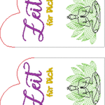 Stickdatei - Badesalz-Hüllen - Sewando