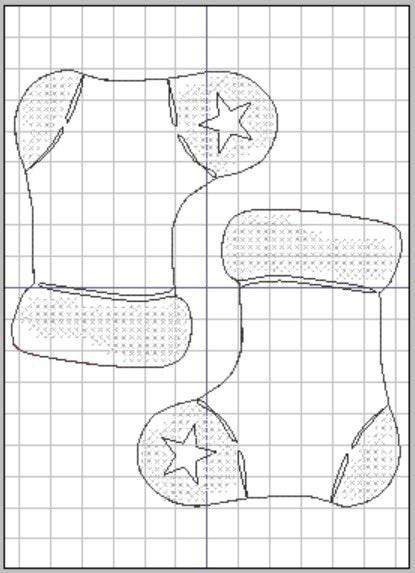 Stickdatei - Nikolaussocken / Geldgeschenk - Sewando