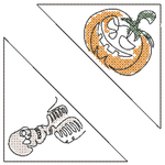 Stickdatei - Leseecken / Lesezeichen, 24 Motive (Single Line) - Sewando