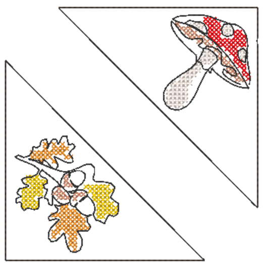 Stickdatei - Leseecken / Lesezeichen, 24 Motive (Single Line) - Sewando