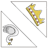 Stickdatei - Leseecken / Lesezeichen, 24 Motive (Single Line) - Sewando