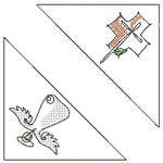 Stickdatei - Leseecken / Lesezeichen, 24 Motive (Single Line) - Sewando