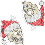 Stickdatei - Anhänger Skull / Totenkopf - Sewando