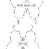 Stickdatei "MULTI - Schmetterling"
