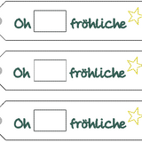 Stickdatei - DU-Riegel "Oh, DU fröhliche"