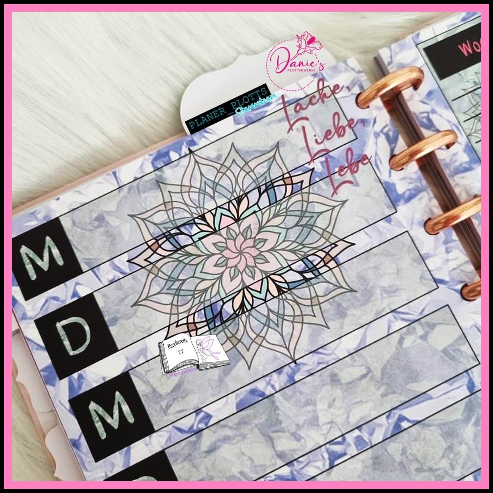 Digiset Mandala mit Oleander Sublimation, Digistamp, Digipaper - Sewando