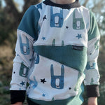 Schnittmuster Hoodie Mighty X Kross Gr.74 - 122 - Sewando