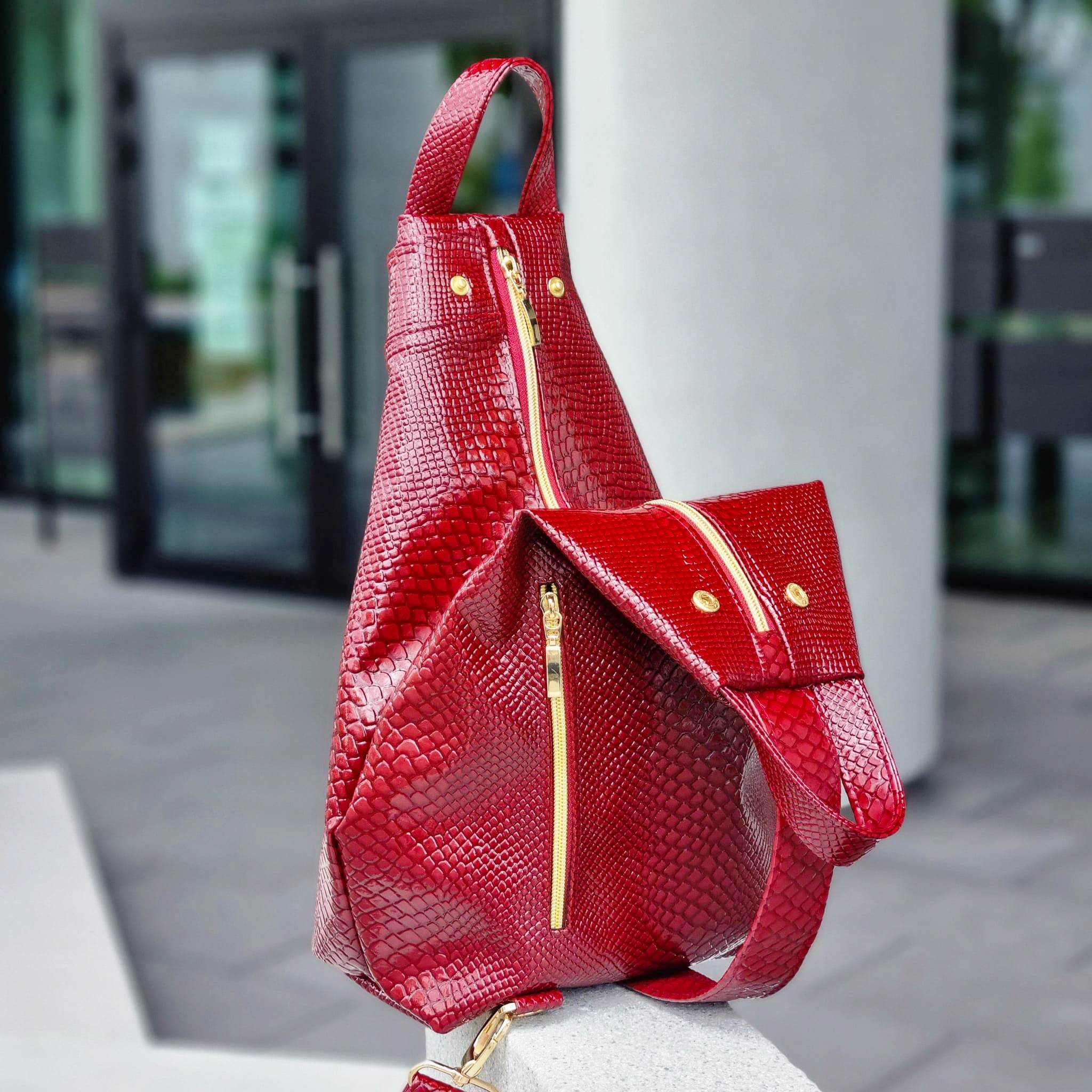 ohCrissi Mini * Taschen - Schnittmuster - eBook * Rucksack - Slingbag - Sewando