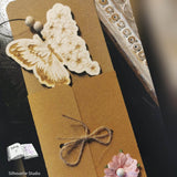 Plotterdatei flower butterfly, Sublimation, Digistamp, Digipaper - Sewando