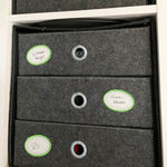 12x Stickdatei beschreibbare Aufkleber Herzen - Sewando