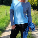 Schnittmuster Shirt PALUDO Gr. 32-56 + gratis Plotterdateen + gratis Schnittmuster Tuch : - Sewando