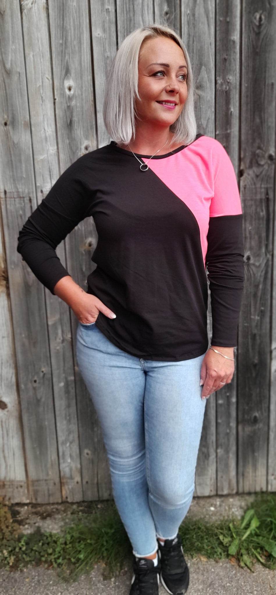 Schnittmuster Shirt PALUDO Gr. 32-56 + gratis Plotterdateen + gratis Schnittmuster Tuch : - Sewando