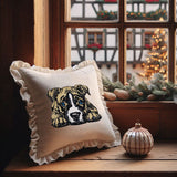 Stickdatei Applikation Staffordshire Terrier "Jan" - realistisch - FÜR HELLE & DUNKLE STOFFE