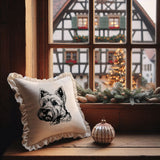 Stickdatei Cairn Terrier "Cully" - realistisch - FÜR HELLE STOFFE