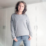 Schnittmuster Shirt PALUDO Gr. 32-56 + gratis Plotterdateen + gratis Schnittmuster Tuch : - Sewando