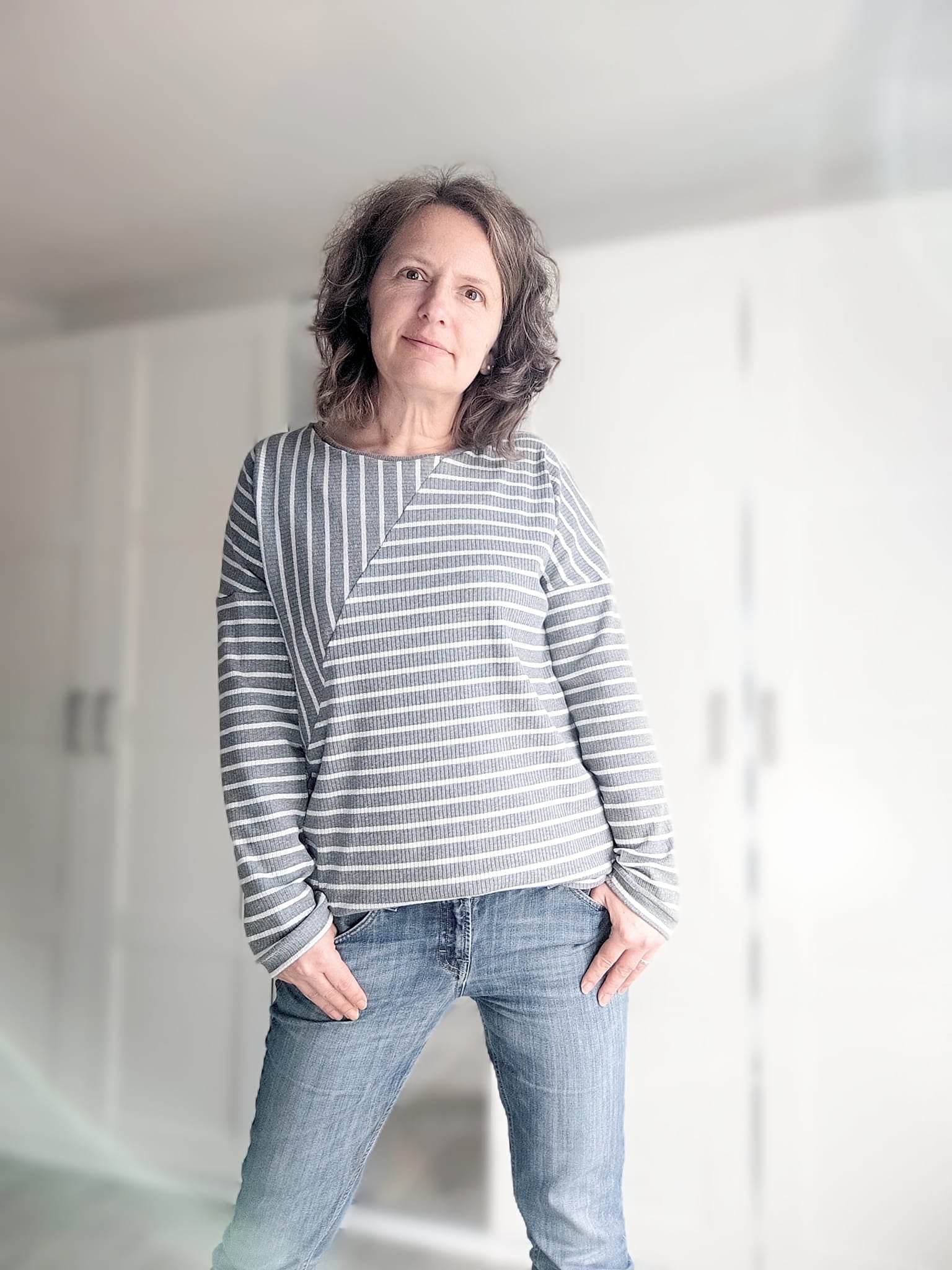 Schnittmuster Shirt PALUDO Gr. 32-56 + gratis Plotterdateen + gratis Schnittmuster Tuch : - Sewando