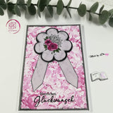 Digiset Mandala mit Oleander Sublimation, Digistamp, Digipaper - Sewando