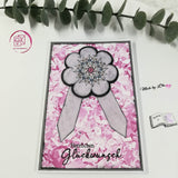 Digiset Mandala mit Oleander Sublimation, Digistamp, Digipaper - Sewando