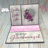 Digiset Mandala mit Oleander Sublimation, Digistamp, Digipaper - Sewando