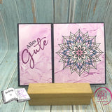 Digiset Mandala mit Oleander Sublimation, Digistamp, Digipaper - Sewando