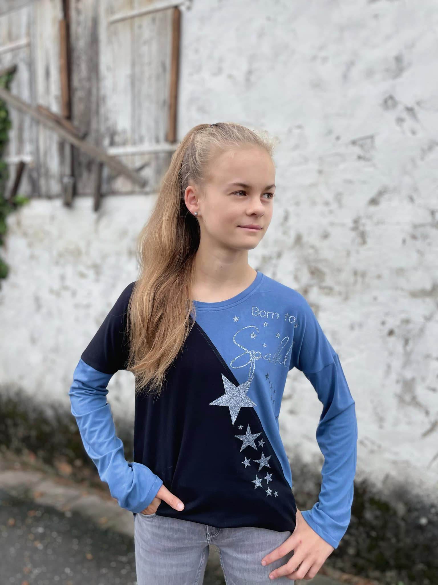 Schnittmuster Shirt PALUDO Gr. 32-56 + gratis Plotterdateen + gratis Schnittmuster Tuch : - Sewando