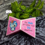 Plotterdatei Nachteule Sublimation, Digistamp, Digipaper Digiset - Sewando