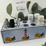 Plotterdatei Rosen Leuchtturm Sublimation, Digistamp, Digipaper ! - Sewando