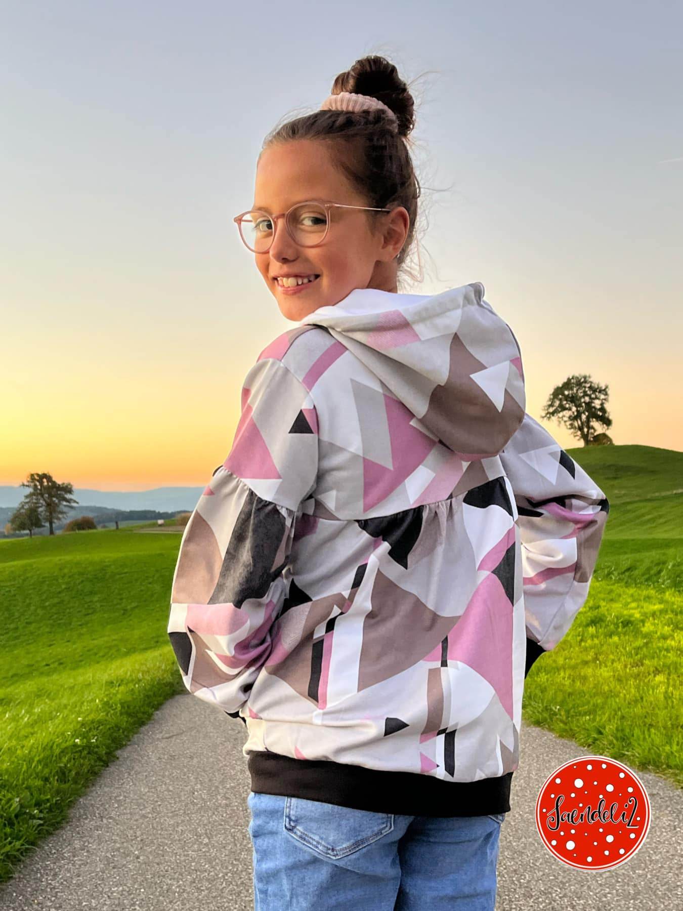 Schnittmuster Hoodie LAPPACH Kids Gr. 86/92 -146/152 : - Sewando