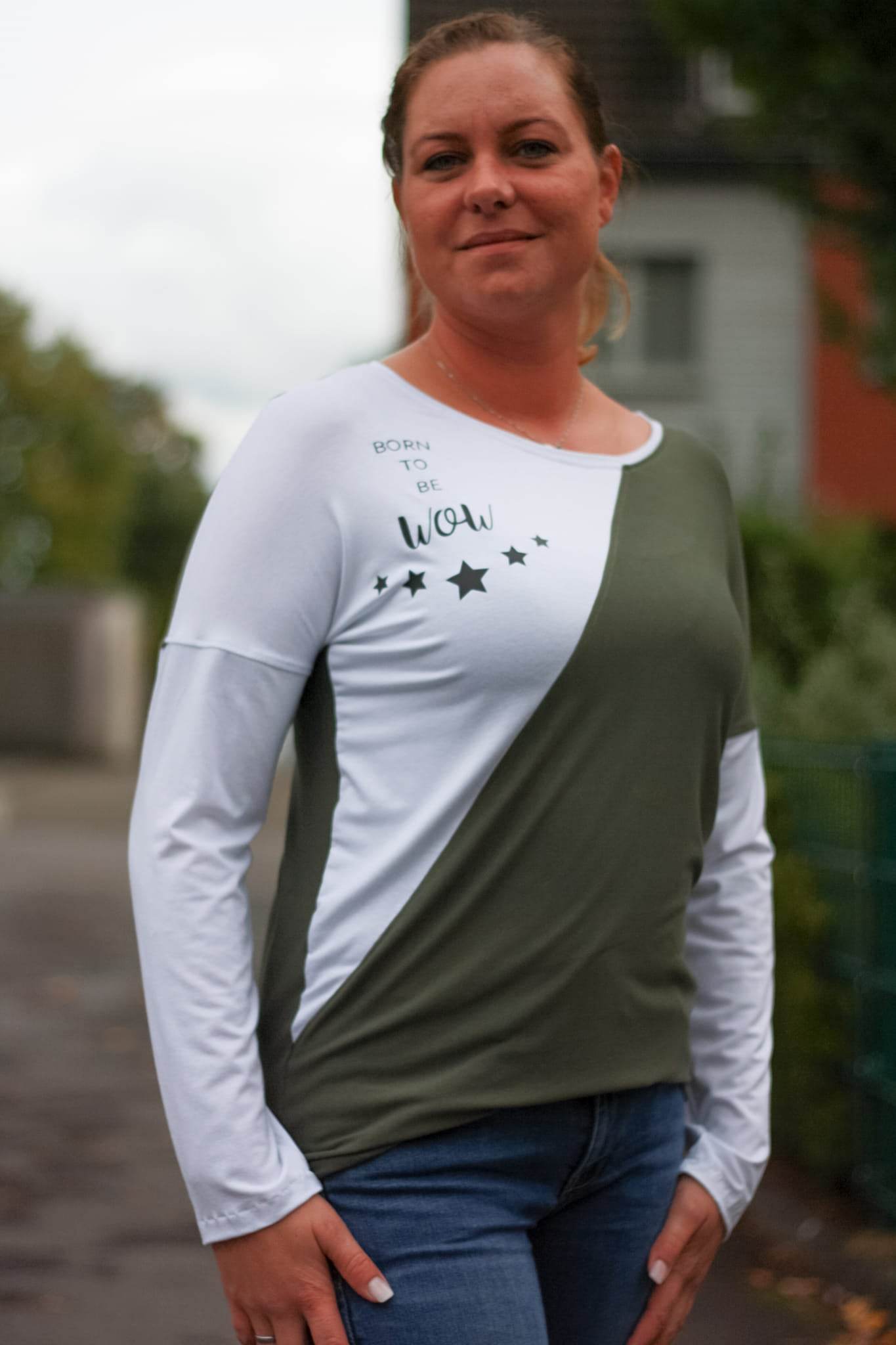 Schnittmuster Shirt PALUDO Gr. 32-56 + gratis Plotterdateen + gratis Schnittmuster Tuch : - Sewando