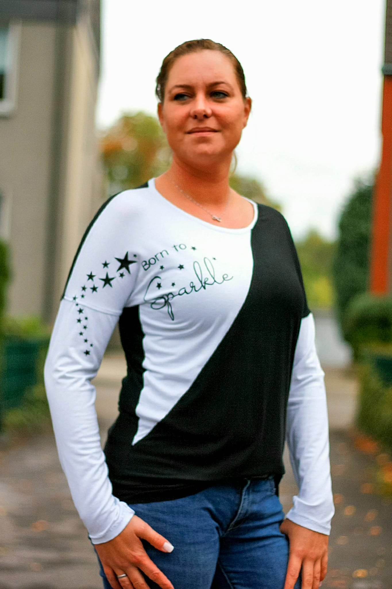 Schnittmuster Shirt PALUDO Gr. 32-56 + gratis Plotterdateen + gratis Schnittmuster Tuch : - Sewando