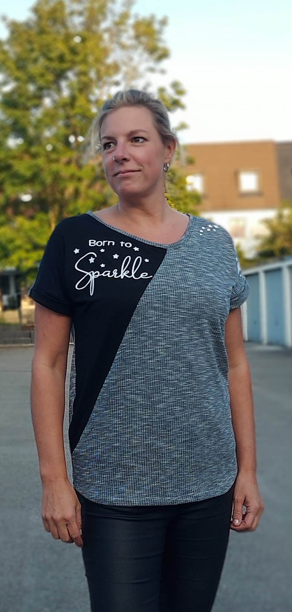Schnittmuster Shirt PALUDO Gr. 32-56 + gratis Plotterdateen + gratis Schnittmuster Tuch : - Sewando