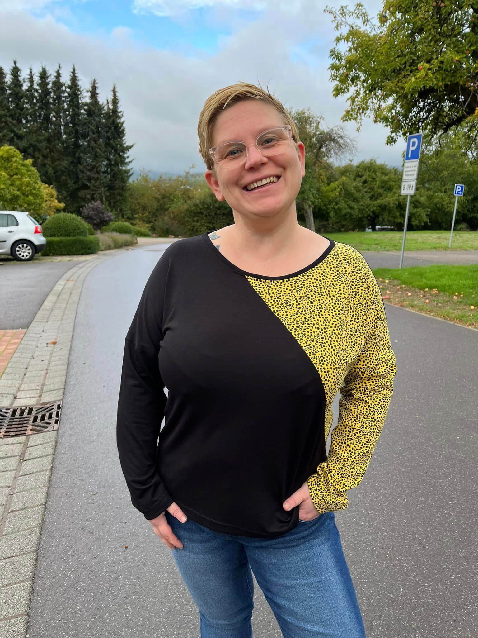 Schnittmuster Shirt PALUDO Gr. 32-56 + gratis Plotterdateen + gratis Schnittmuster Tuch : - Sewando