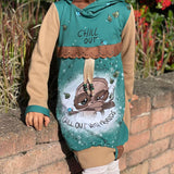 Hoodiekleid Mighty Kriss Kross Gr.74-122 - Sewando