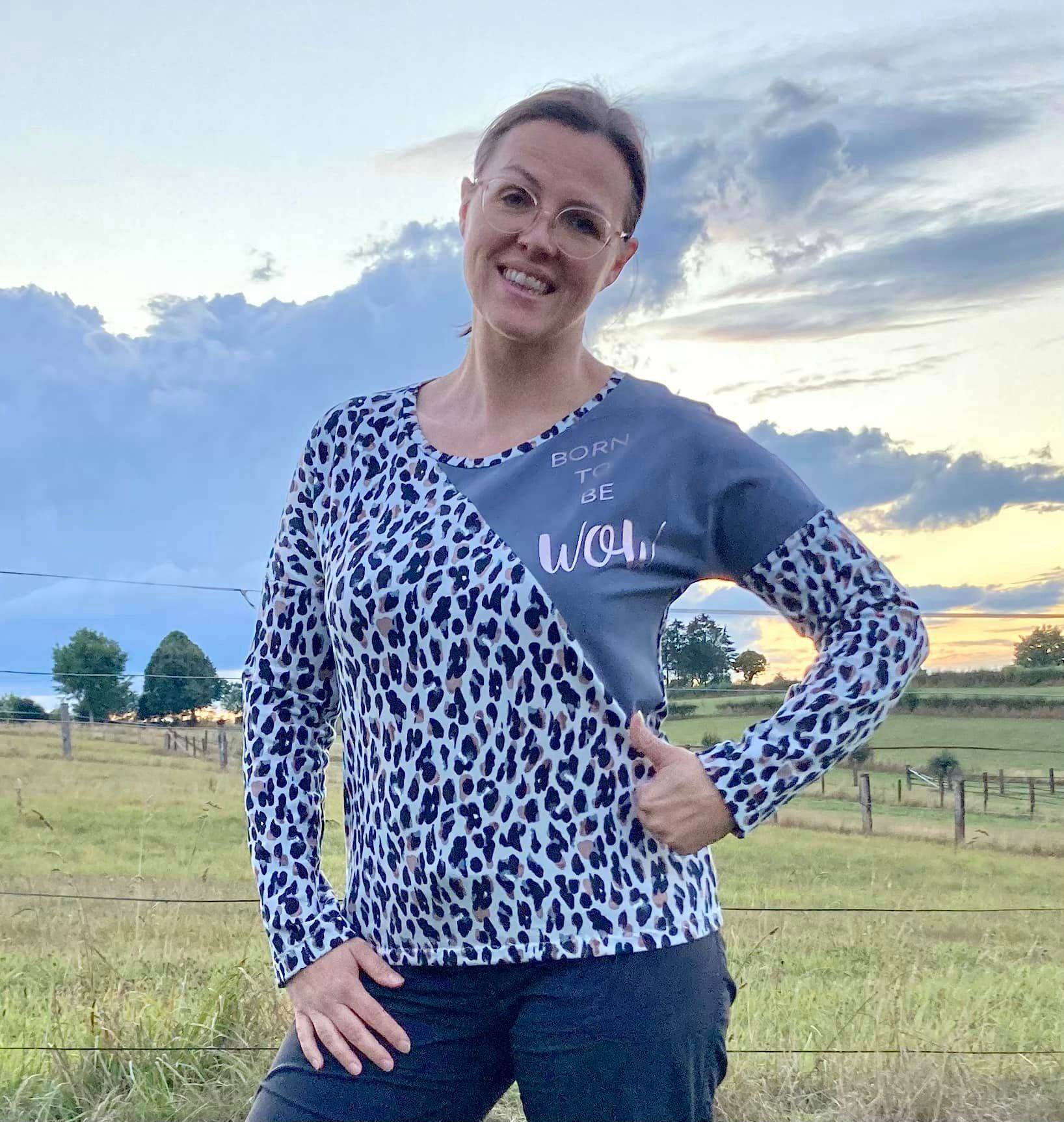 Schnittmuster Shirt PALUDO Gr. 32-56 + gratis Plotterdateen + gratis Schnittmuster Tuch : - Sewando