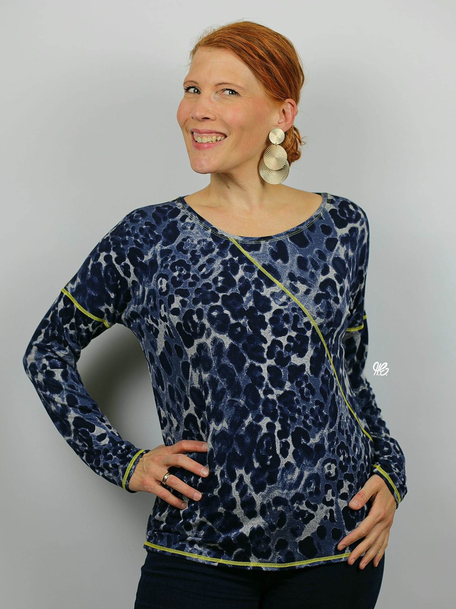Schnittmuster Shirt PALUDO Gr. 32-56 + gratis Plotterdateen + gratis Schnittmuster Tuch : - Sewando