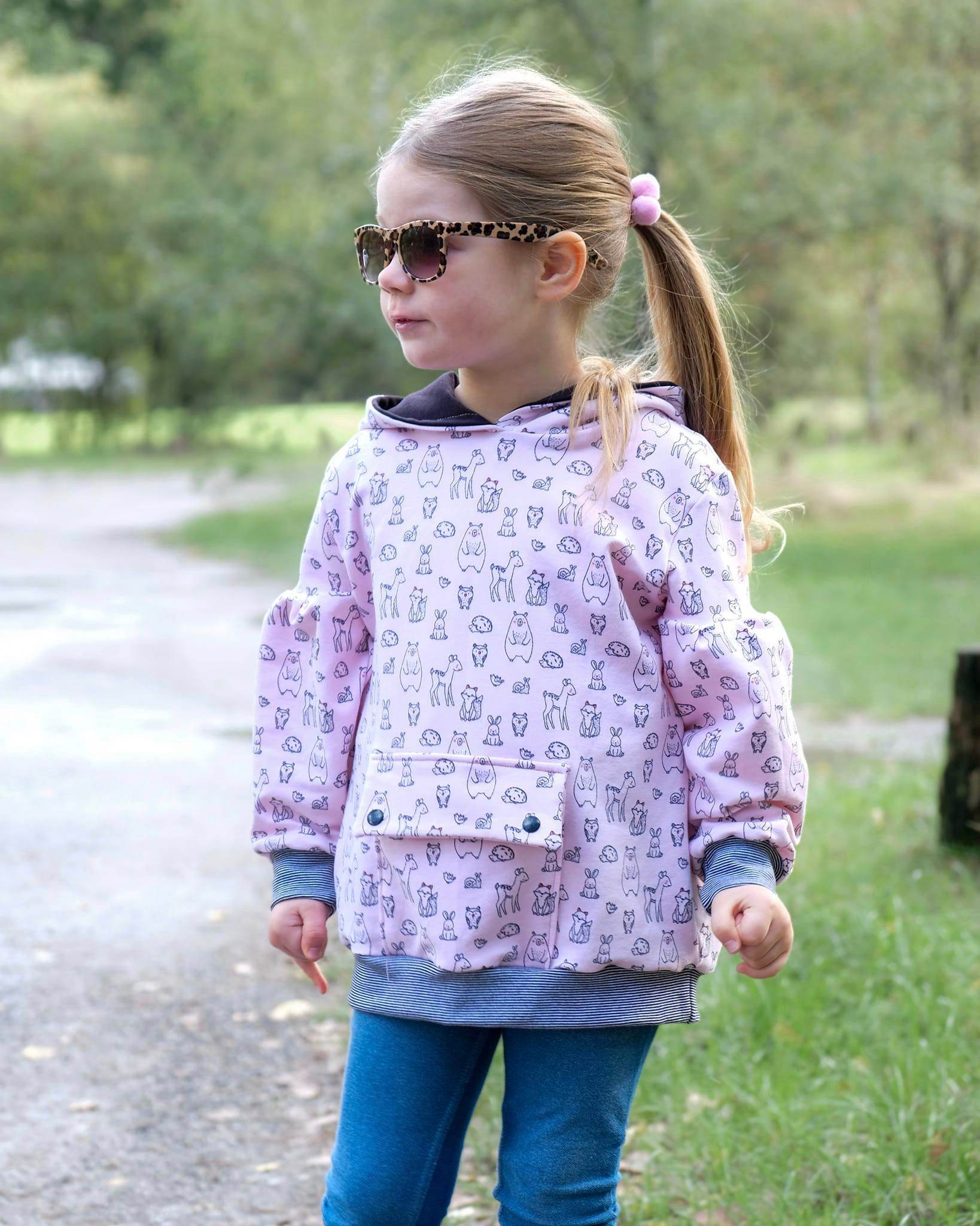 Schnittmuster Hoodie LAPPACH Kids Gr. 86/92 -146/152 : - Sewando