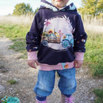 Schnittmuster Hoodie LAPPACH Kids Gr. 86/92 -146/152 : - Sewando
