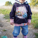 Schnittmuster Hoodie LAPPACH Kids Gr. 86/92 -146/152 : - Sewando