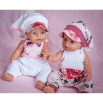 Sommerliche Puppenkleidung nähen – für 43 cm Babypuppen - Sewando