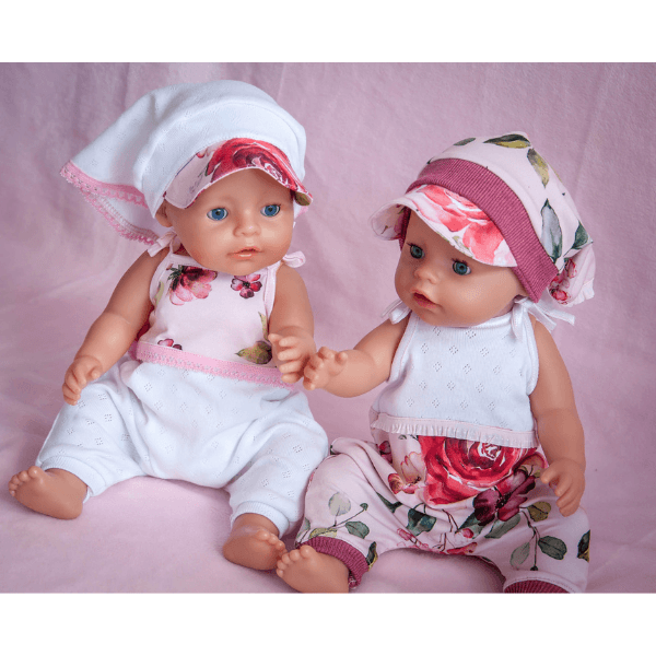 Sommerliche Puppenkleidung nähen – für 43 cm Babypuppen - Sewando