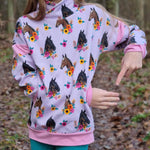 Schnittmuster Hoodie Schräger Vogel Gr. 74-140 - Sewando