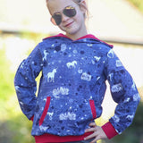 Schnittmuster Hoodie LAPPACH Kids Gr. 86/92 -146/152 : - Sewando