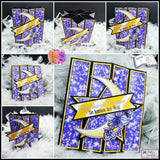 Digiset Blumenmond, Digistamp, Digipaper, Plotterdatei, Sublimation, Druck - Sewando