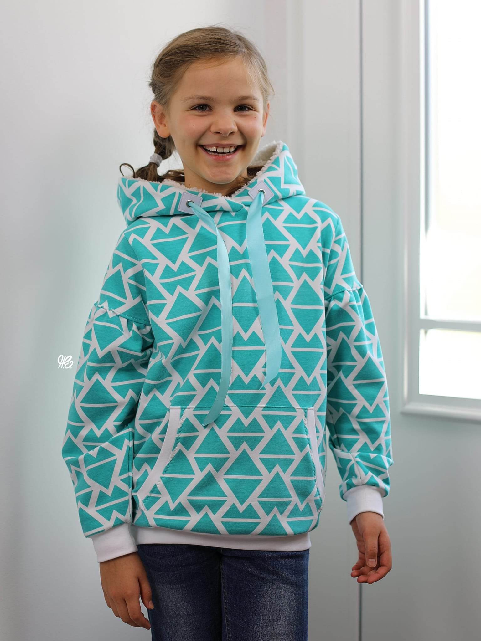 Schnittmuster Hoodie LAPPACH Kids Gr. 86/92 -146/152 : - Sewando
