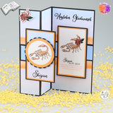 Plotterdatei Skorpion mit Chrysantheme Sublimation, Digistamp, Digipaper ! - Sewando