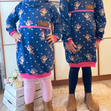Hoodiekleid Mighty Kriss Kross Gr.74-122 - Sewando