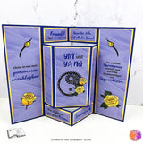 Plotterdatei Yin und Yang mit Rosen Sublimation, Digistamp, Digipaper ! - Sewando