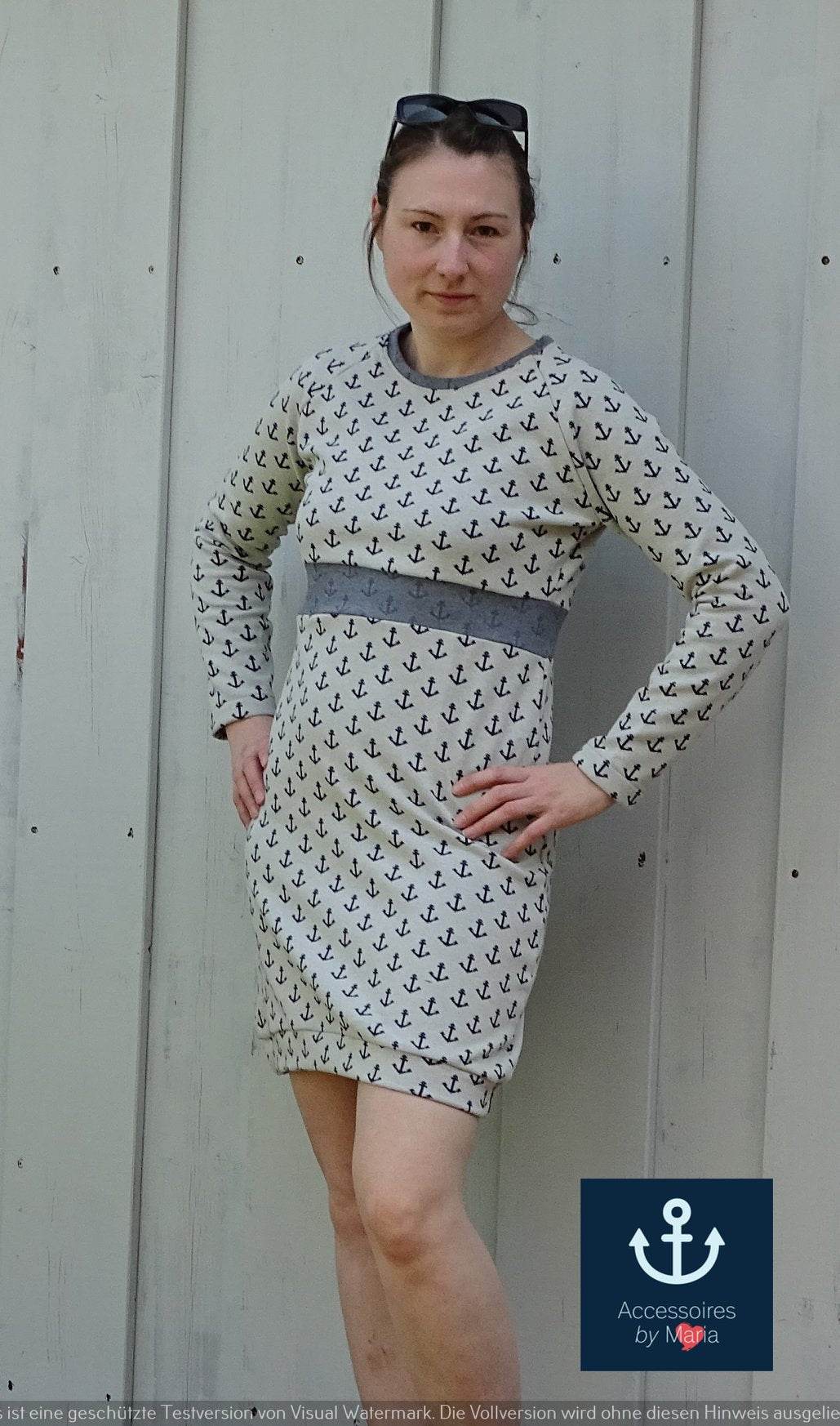 Schnittmuster Miss Lina Shirt, Longshirt Damen Gr. 32-48 - Sewando