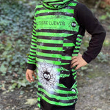 Hoodiekleid Mighty Kriss Kross Gr.74-122 - Sewando